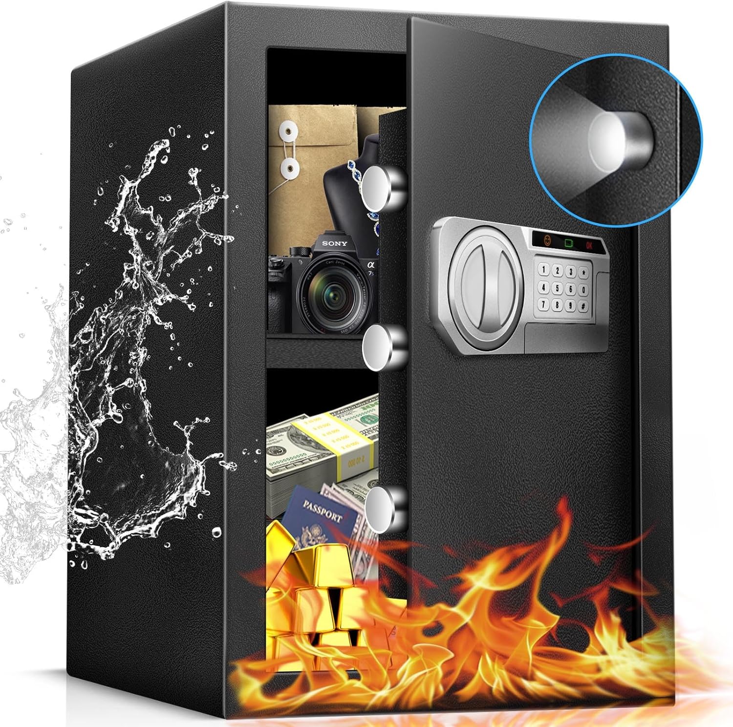 Safe Box Digital - 2.5 Cu Ft Safe Box for