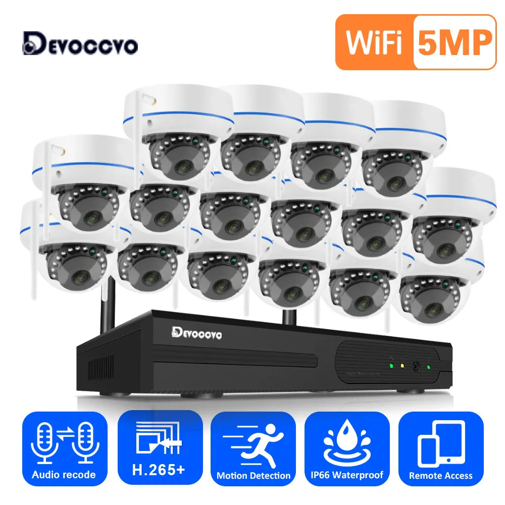 Home Security Kit - 5MP Wifi IP Camera Security System