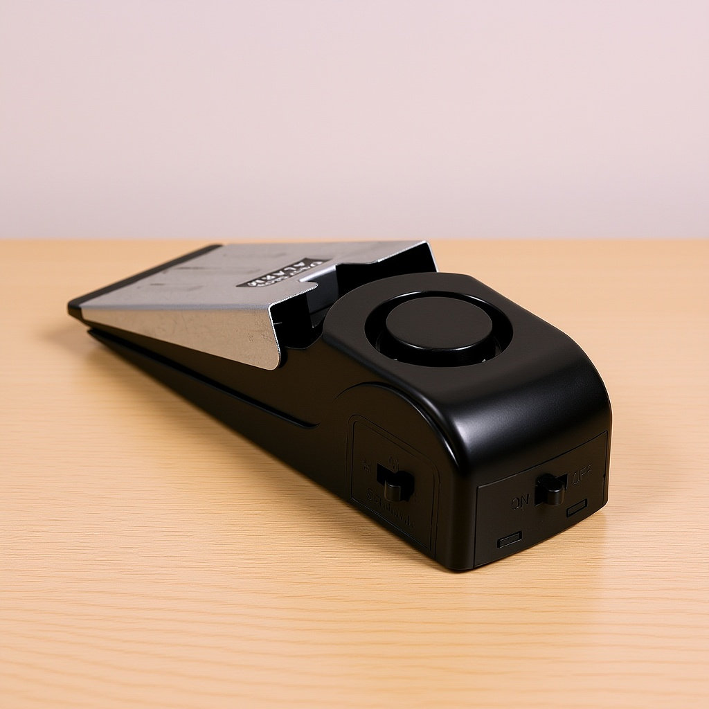 Door Wedge Alarm - Door Stop Alarm 120Db Loud Triggered