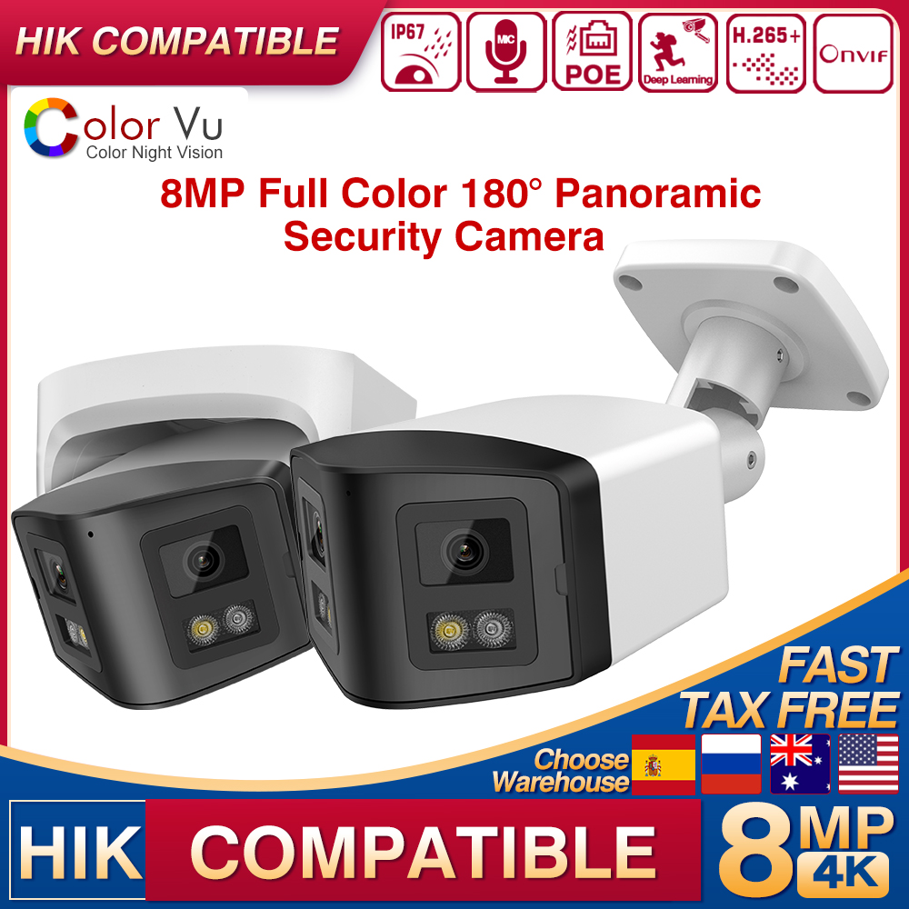 Home Security Hikvision - Hikvision-Compatibele 4K 8mp 2.8mm Lens 170