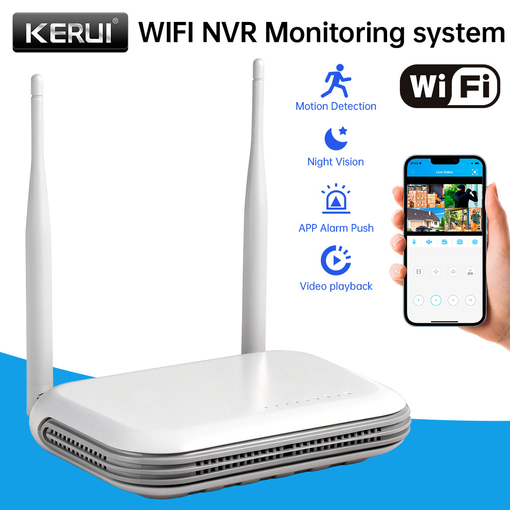 Home Security Items - KERUI Mini Network WIFI 8CH NVR