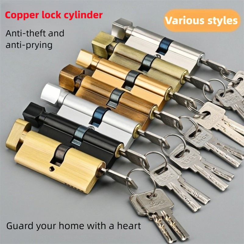 Home Security Locks For Doors - Door Cylinder Lock Biased 70mm 3