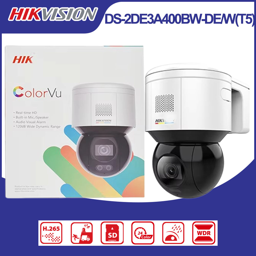 Home Security Hikvision - Hikvision DS-2DE3A400BW-DE/W(T5) 4MP ColorVu Wi‑Fi PTZ