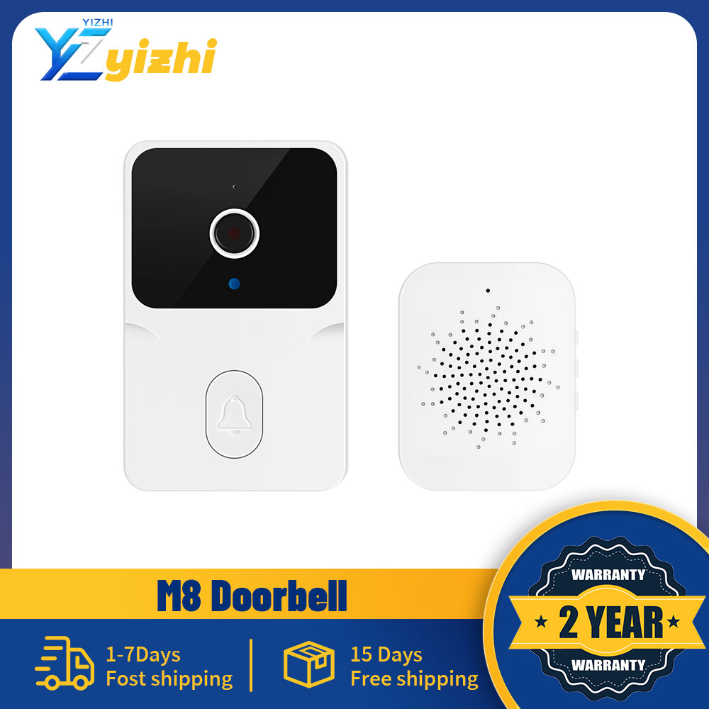 Home Security Camera Installation - M8 Wireless Smart Video Doorbell 2.4G