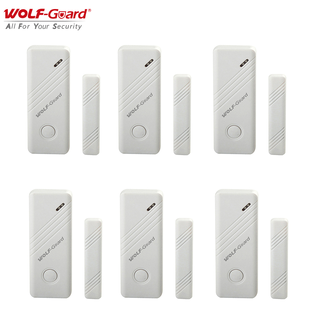 Home Security Kit - 6 x Wolf-Guard Wireless Contact Door