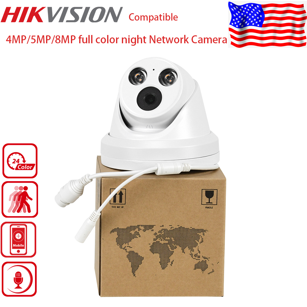 Home Security Hikvision - Full Color IP Camera 4MP 5MP