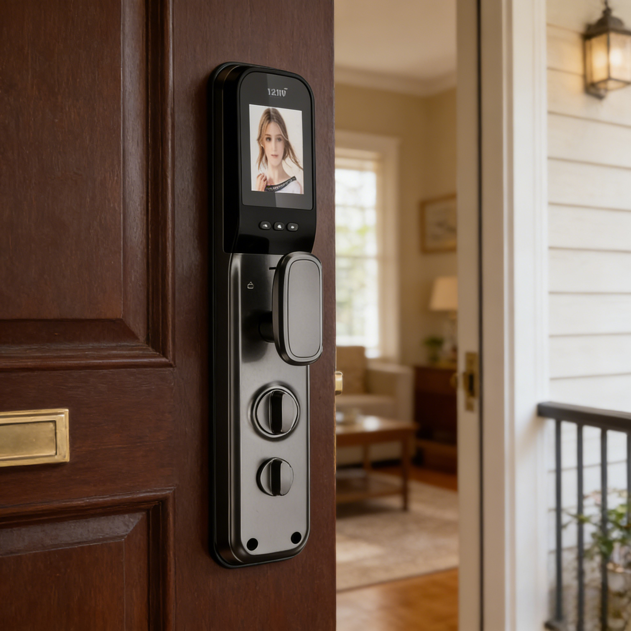 HX5 Smart Door Lock 3D Face Re - Home Security Locks For Doors บทวิจารณ์และราคา