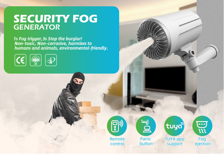 2.4G WiFi Security Fog Dispens - Home Security Fog System บทวิจารณ์และราคา