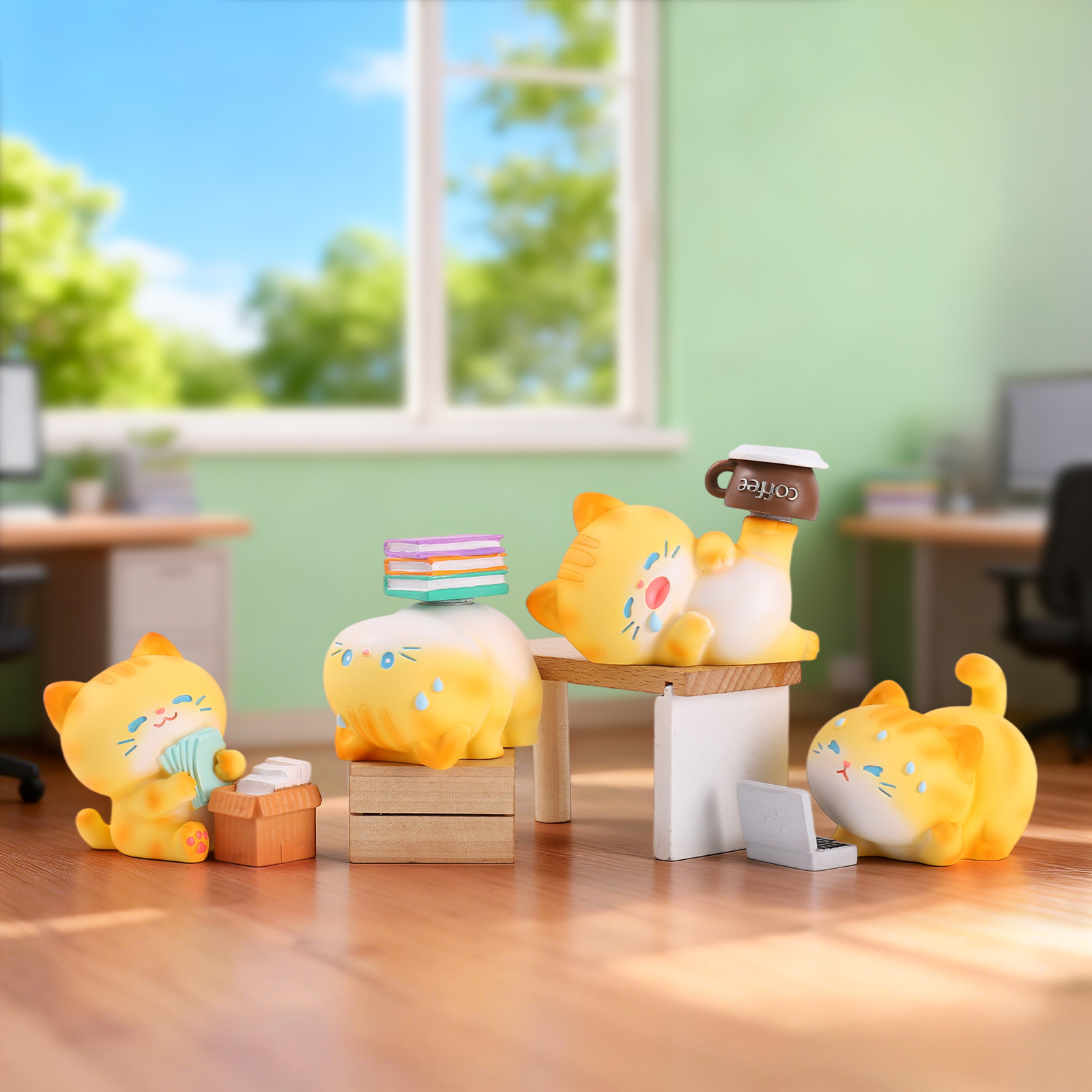 Blind Box Cartoon Orange Cat R - Home Security Items บทวิจารณ์และราคา