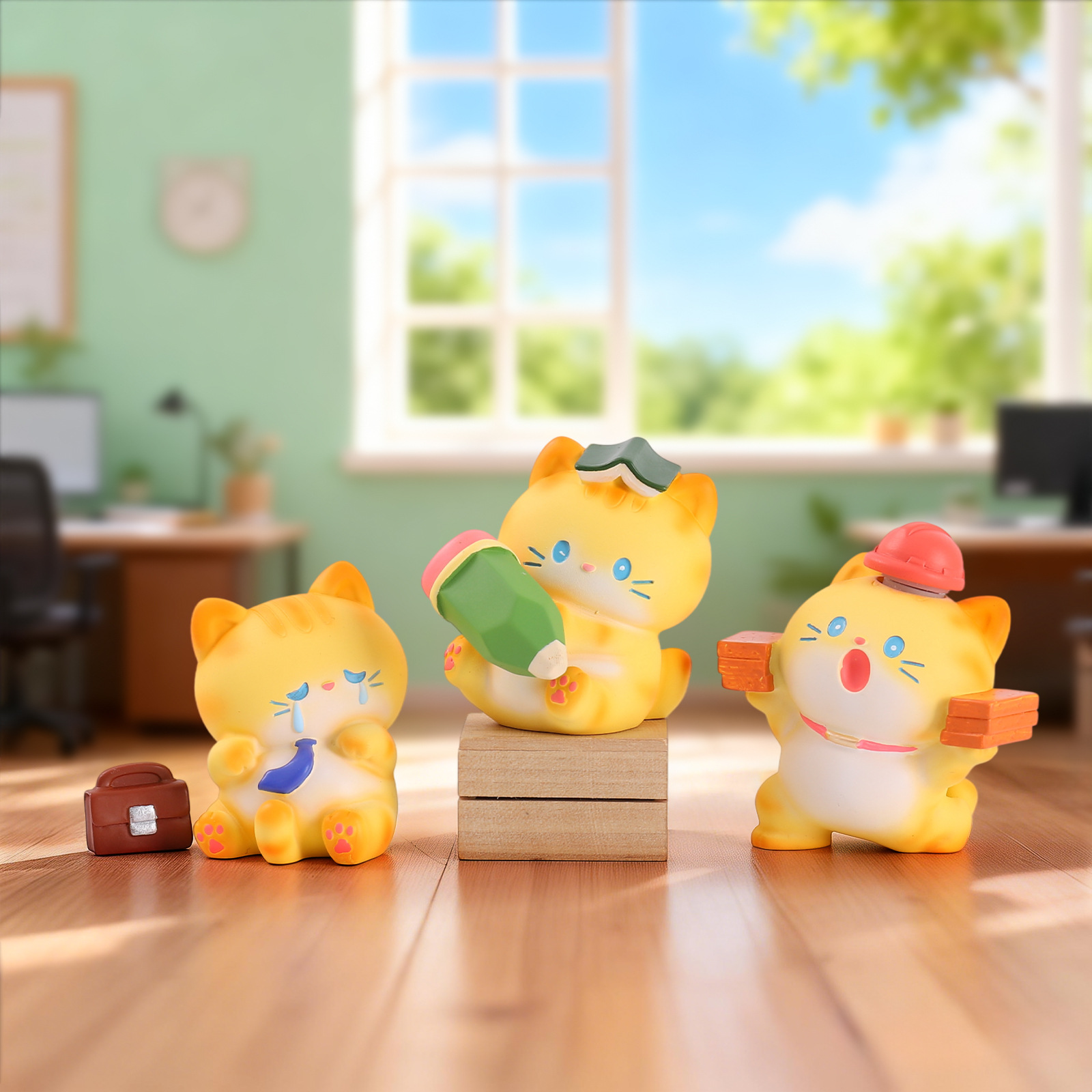 Blind Box Cartoon Orange Cat R - Home Security Items บทวิจารณ์และราคา