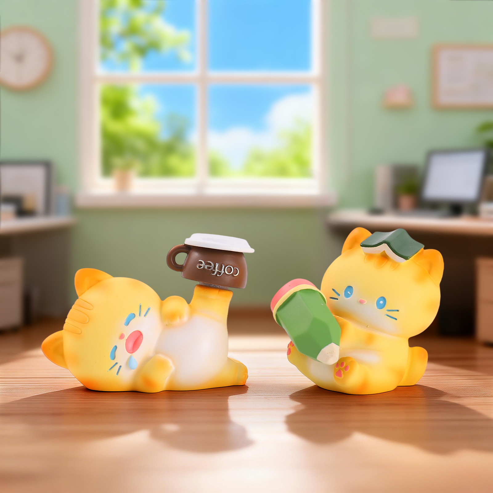Blind Box Cartoon Orange Cat R - Home Security Items บทวิจารณ์และราคา