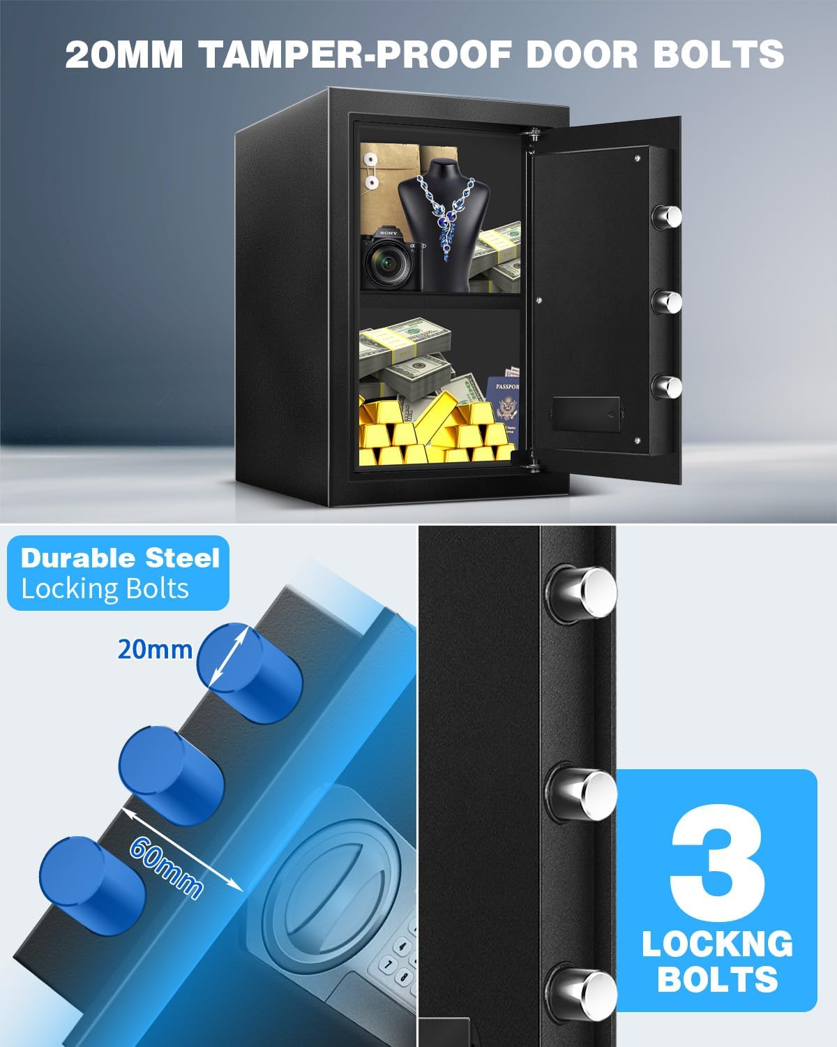 2.5 Cu Ft Safe Box for Home Do - Safe Box Digital บทวิจารณ์และราคา