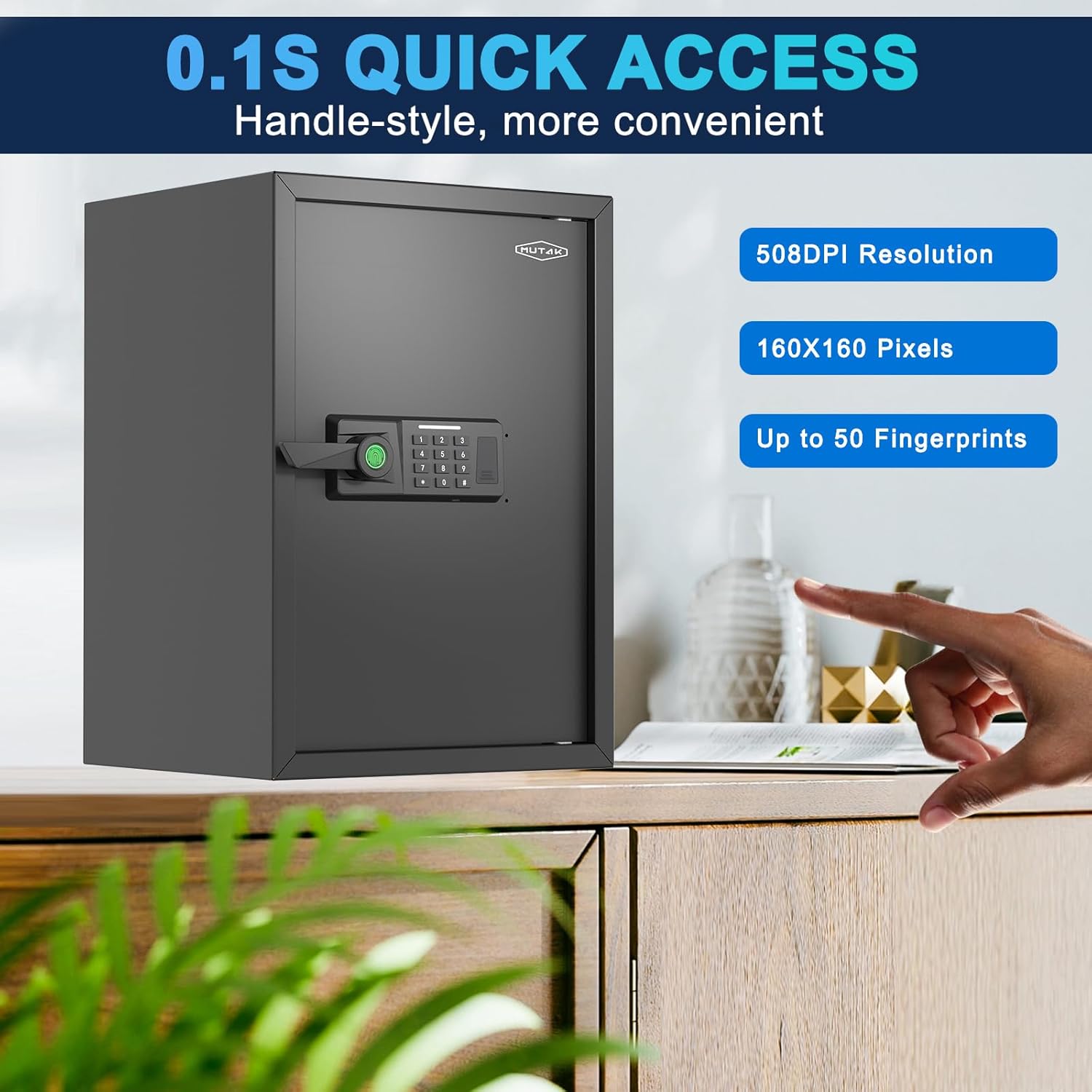 Smart Home Safe 2.0 Cub Biomet - Safe Box Digital บทวิจารณ์และราคา
