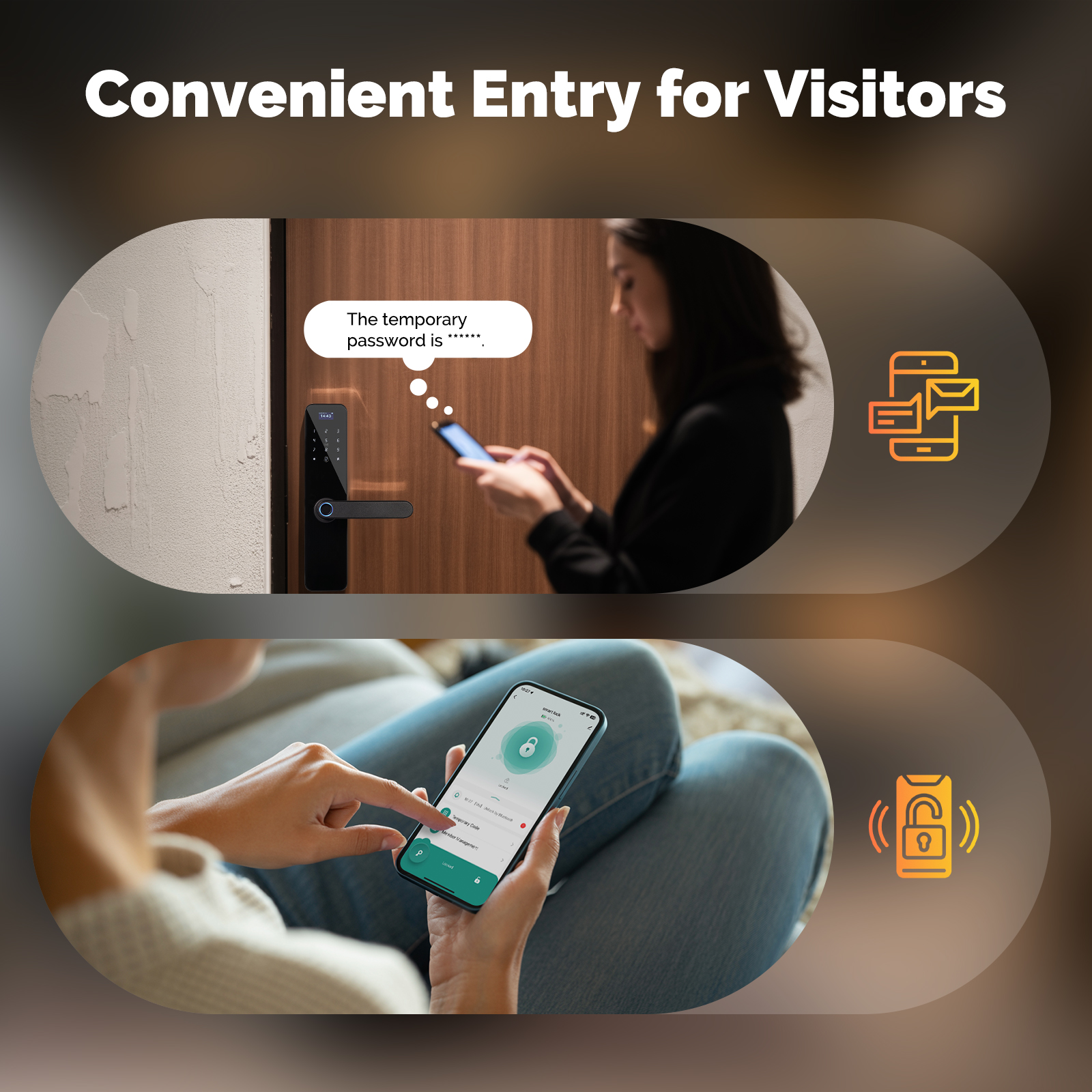 MOES Bluetooth Smart Wooden Do - Home Security Tapo บทวิจารณ์และราคา
