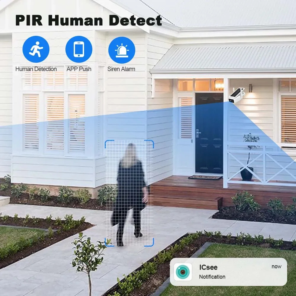 ICSEE 5MP WiFi Camera Solar Po - Home Security Eufy บทวิจารณ์และราคา