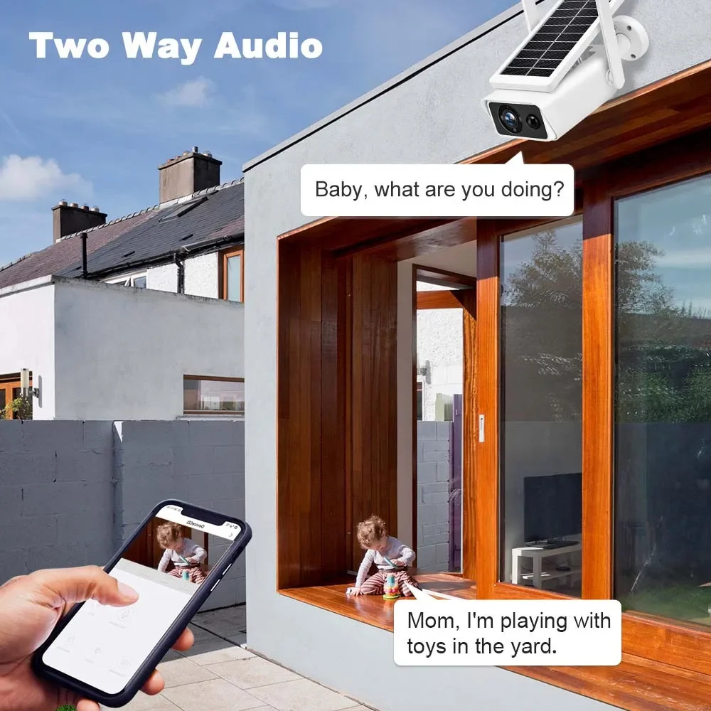 ICSEE 5MP WiFi Camera Solar Po - Home Security Eufy บทวิจารณ์และราคา