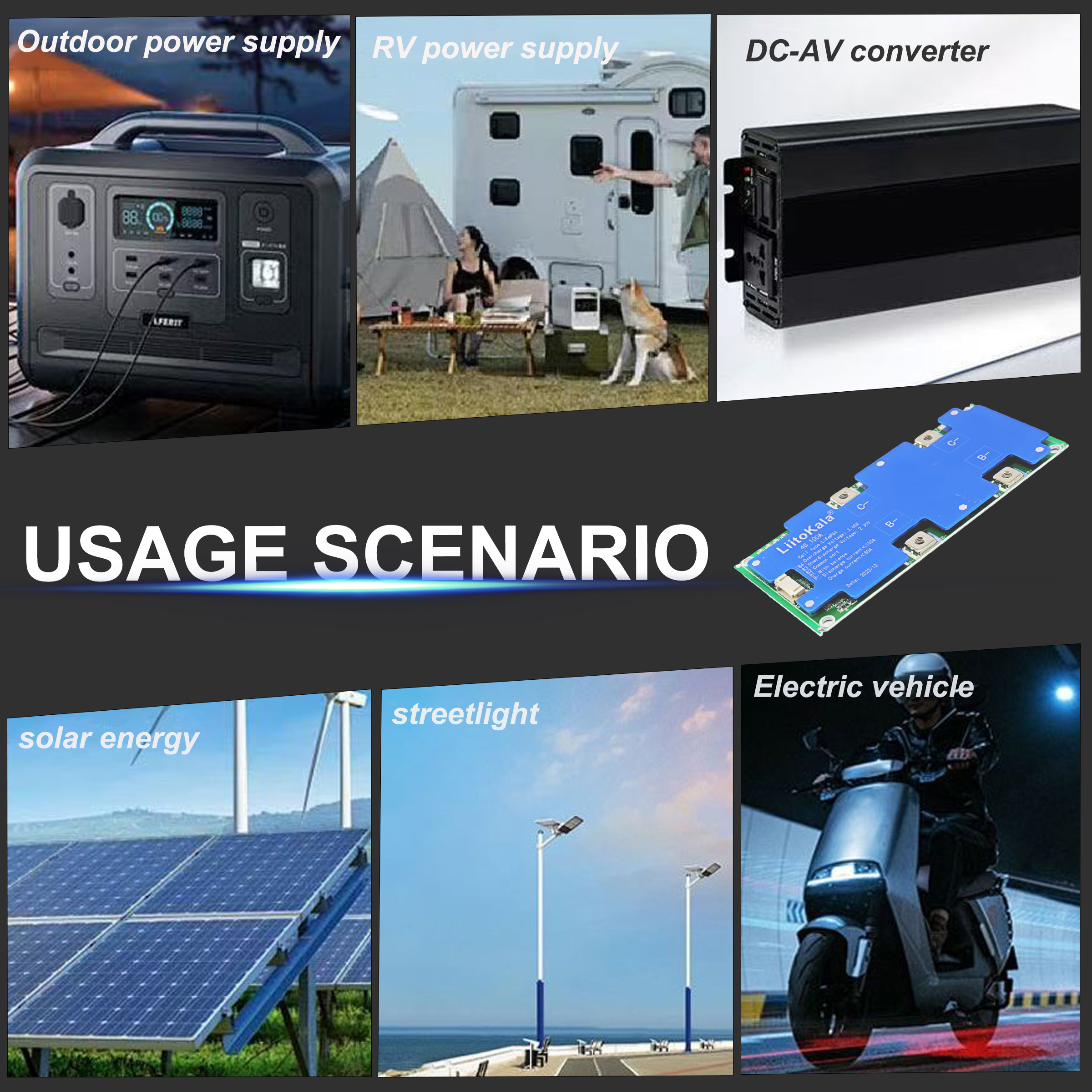 LiitoKala 4S 12V 100A BMS LiFe - Safe Box Digital บทวิจารณ์และราคา