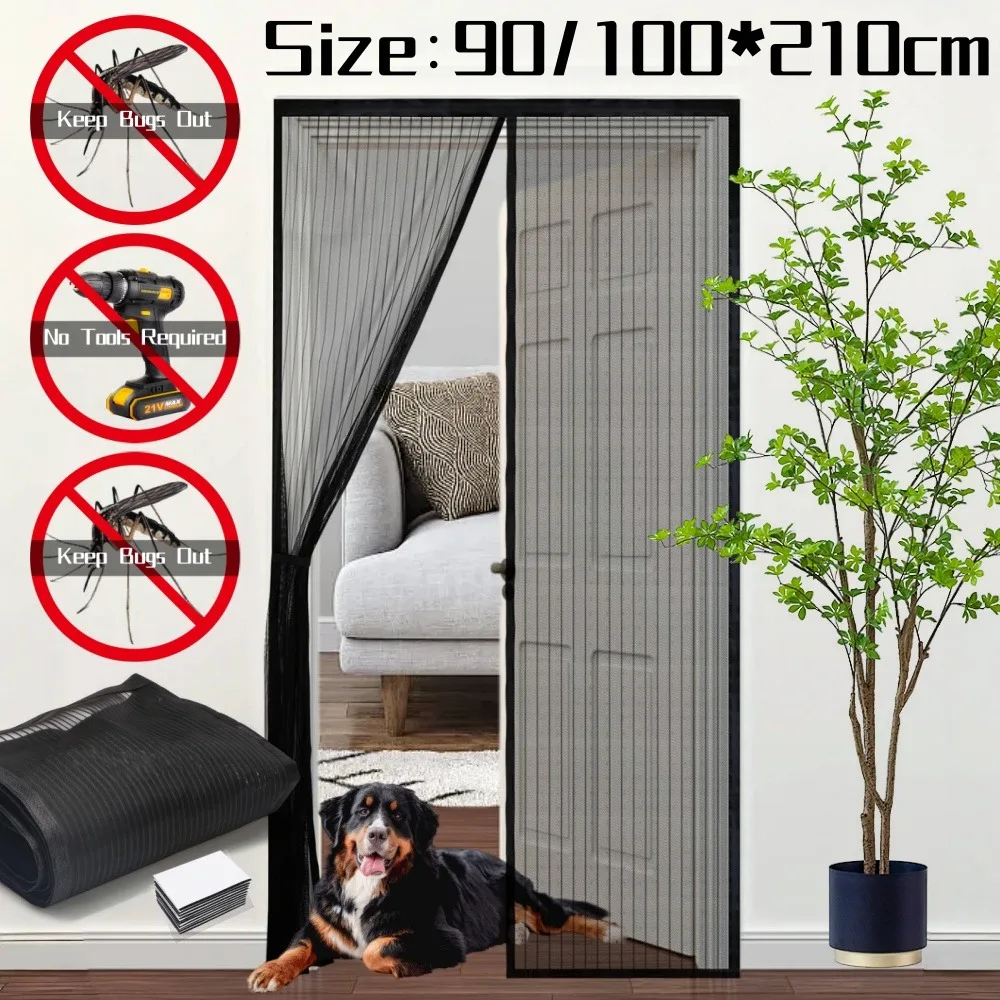 Heavy Duty Magnetic Door Mesh  - Home Security Fence บทวิจารณ์และราคา