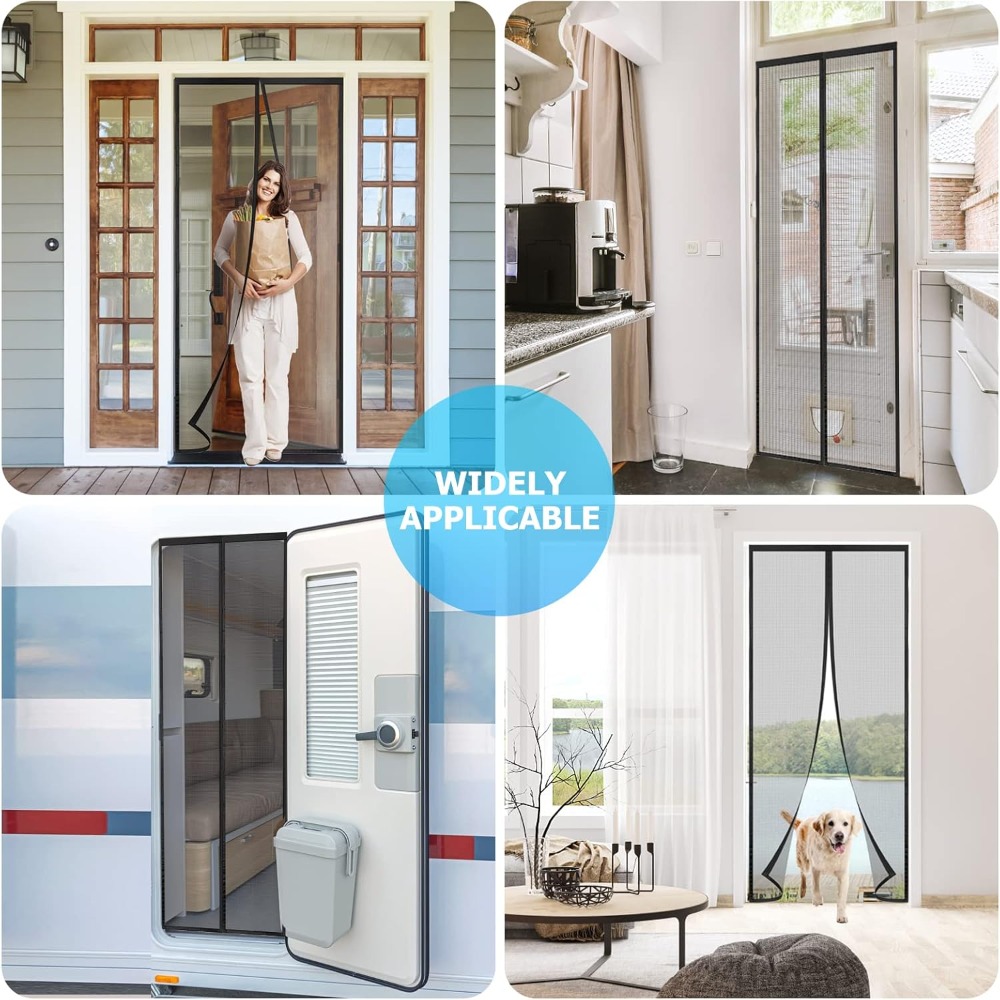 Heavy Duty Magnetic Door Mesh  - Home Security Fence บทวิจารณ์และราคา