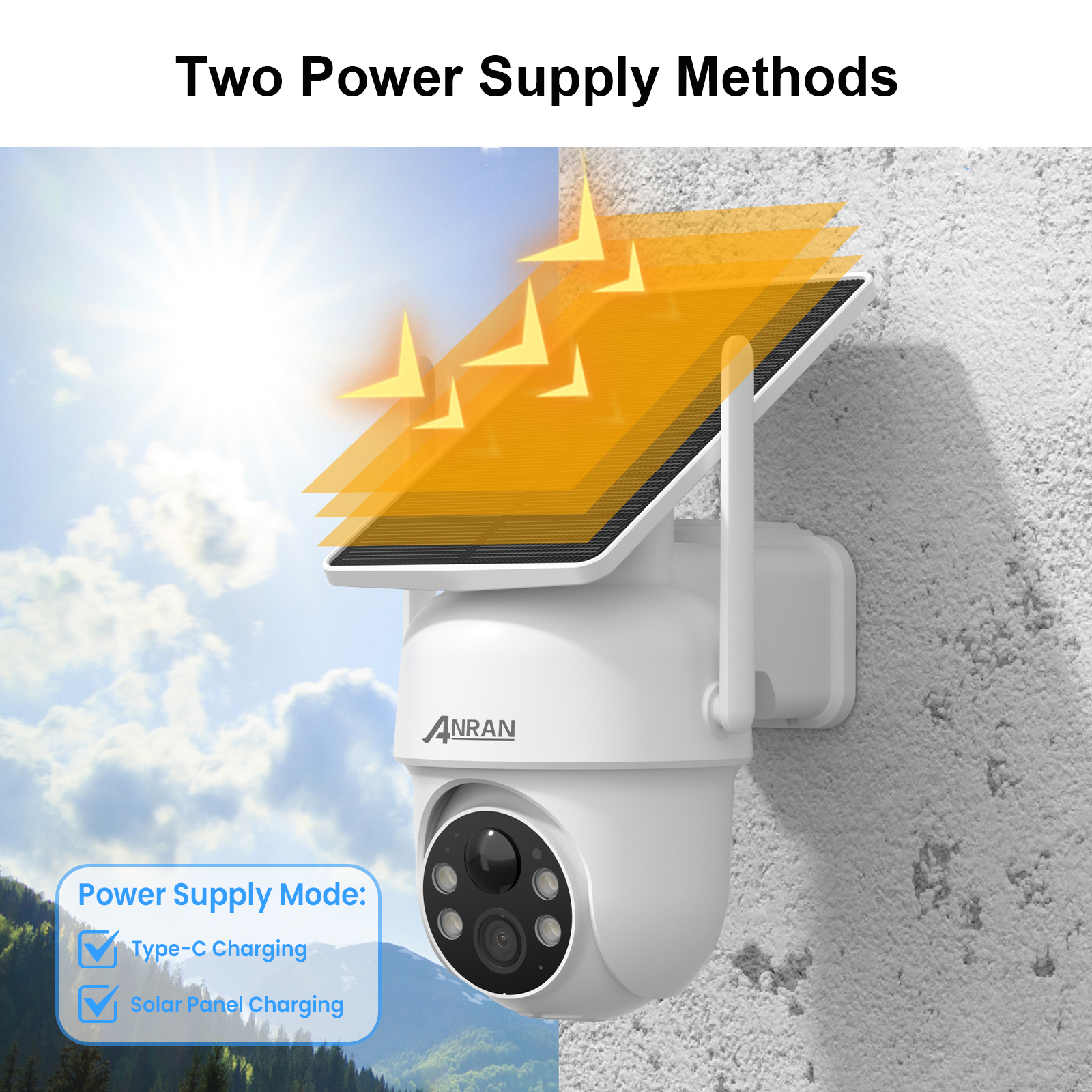 ANRAN 2K 3/5MP Solar Camera 2. - Home Security Eufy บทวิจารณ์และราคา