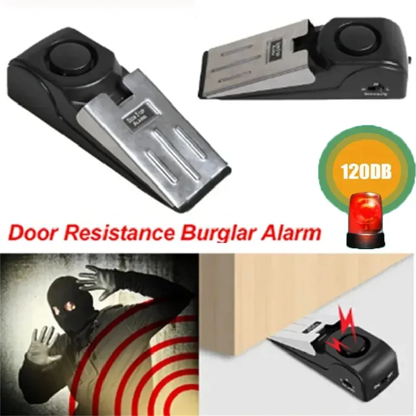120db Wireless Door Stop Stopp - Door Wedge Alarm บทวิจารณ์และราคา