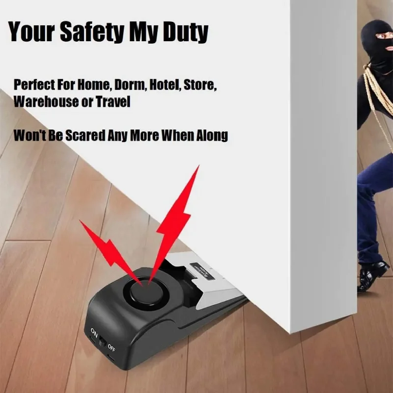 120db Wireless Door Stop Stopp - Door Wedge Alarm บทวิจารณ์และราคา