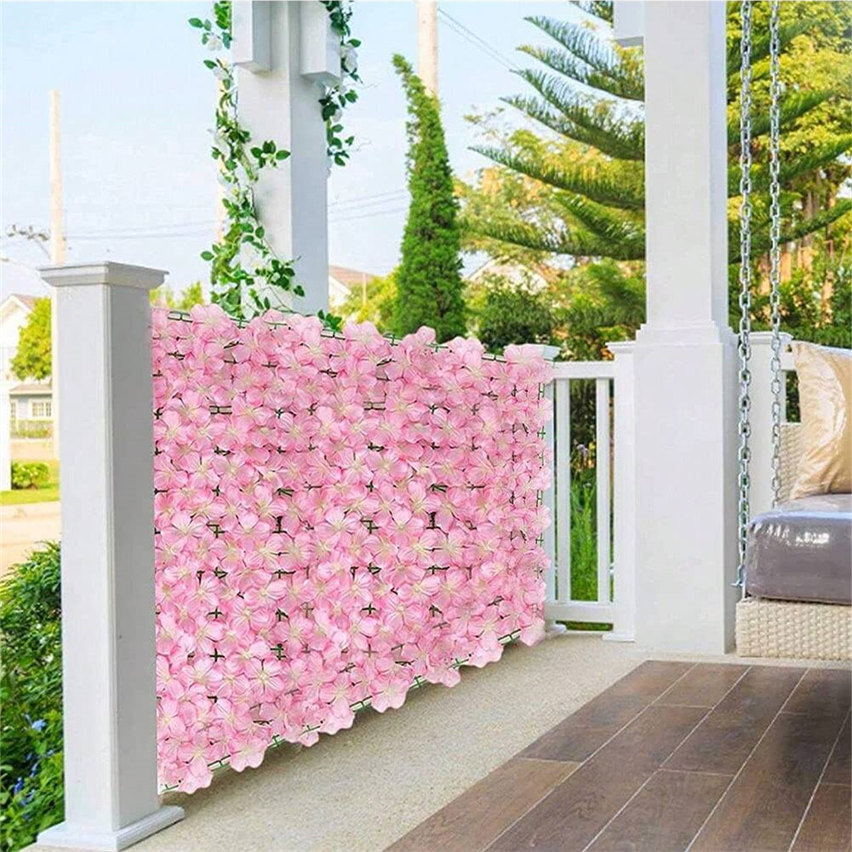 Expanding Artificial Fence Scr - Home Security Fence บทวิจารณ์และราคา