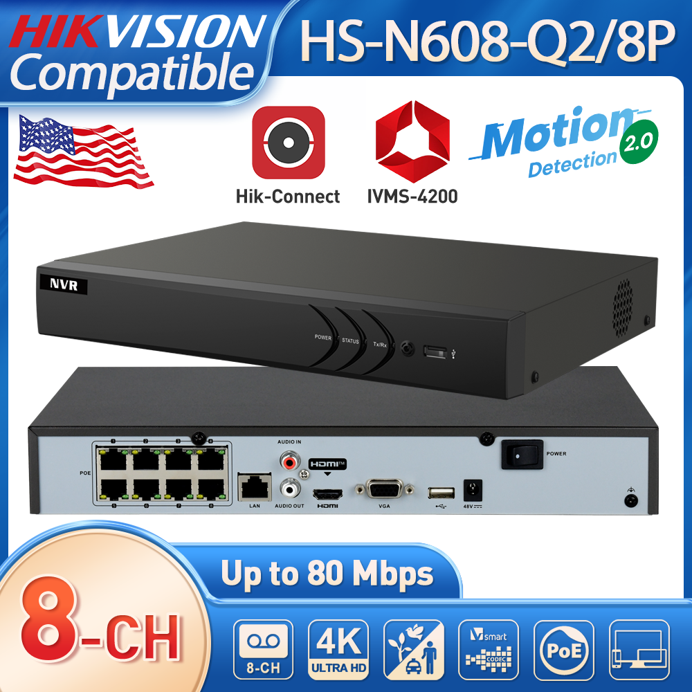 8CH Network Video Recorder for - Home Security Hikvision บทวิจารณ์และราคา