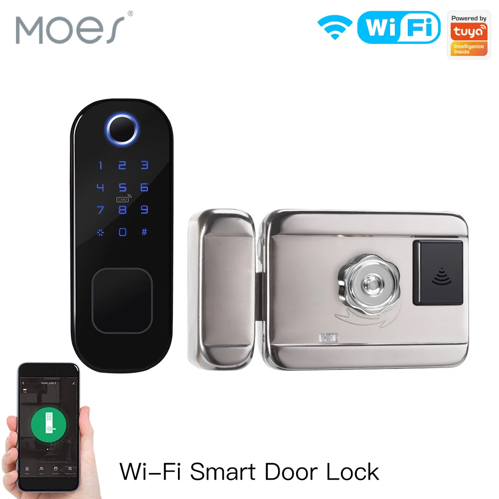 MOES WiFi Tuya Smart Lock Door - Home Security Locks For Doors บทวิจารณ์และราคา