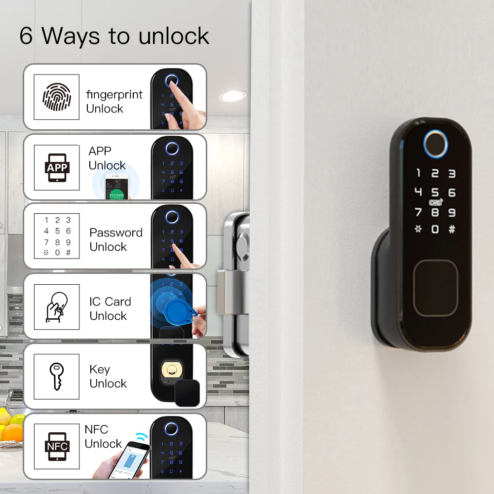MOES WiFi Tuya Smart Lock Door - Home Security Locks For Doors บทวิจารณ์และราคา