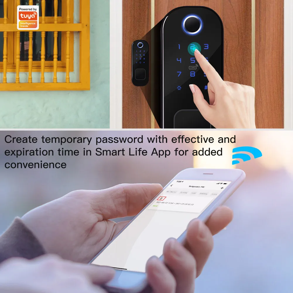 MOES WiFi Tuya Smart Lock Door - Home Security Locks For Doors บทวิจารณ์และราคา