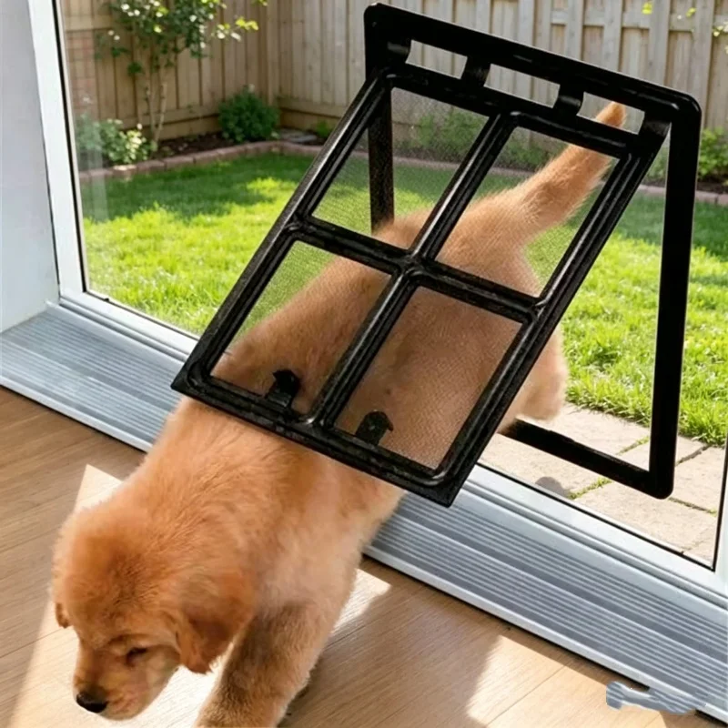 Pet Screen Door Lockable Plast - Home Security Fence บทวิจารณ์และราคา