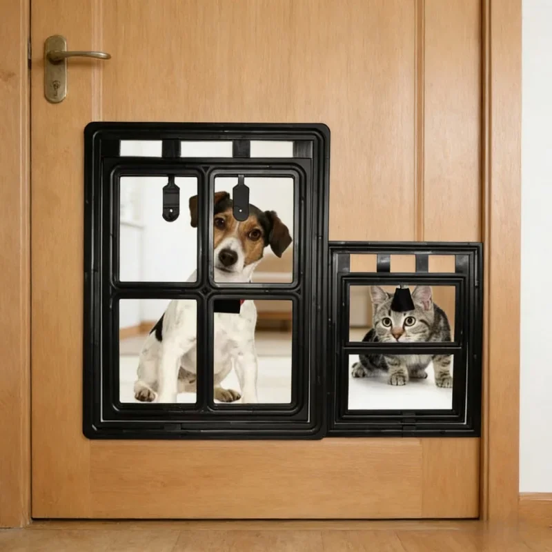 Pet Screen Door Lockable Plast - Home Security Fence บทวิจารณ์และราคา