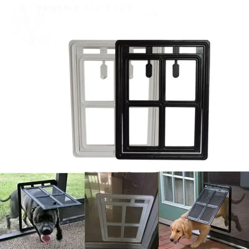 Pet Screen Door Lockable Plast - Home Security Fence บทวิจารณ์และราคา