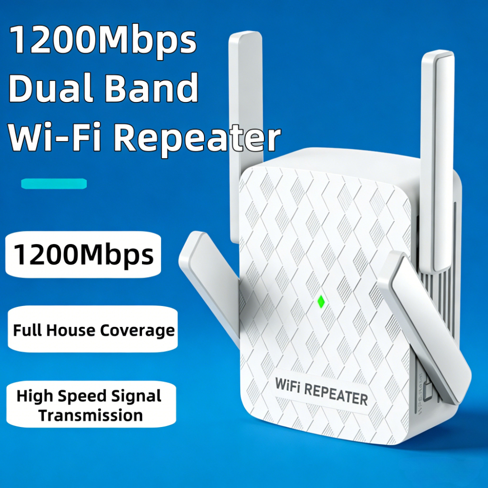 New 1200Mbps 5Ghz WiFi Repeate - Home Security No Wifi บทวิจารณ์และราคา