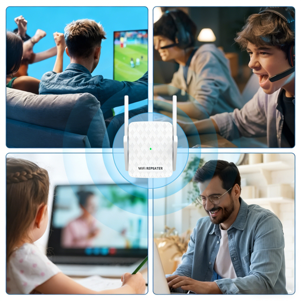 New 1200Mbps 5Ghz WiFi Repeate - Home Security No Wifi บทวิจารณ์และราคา