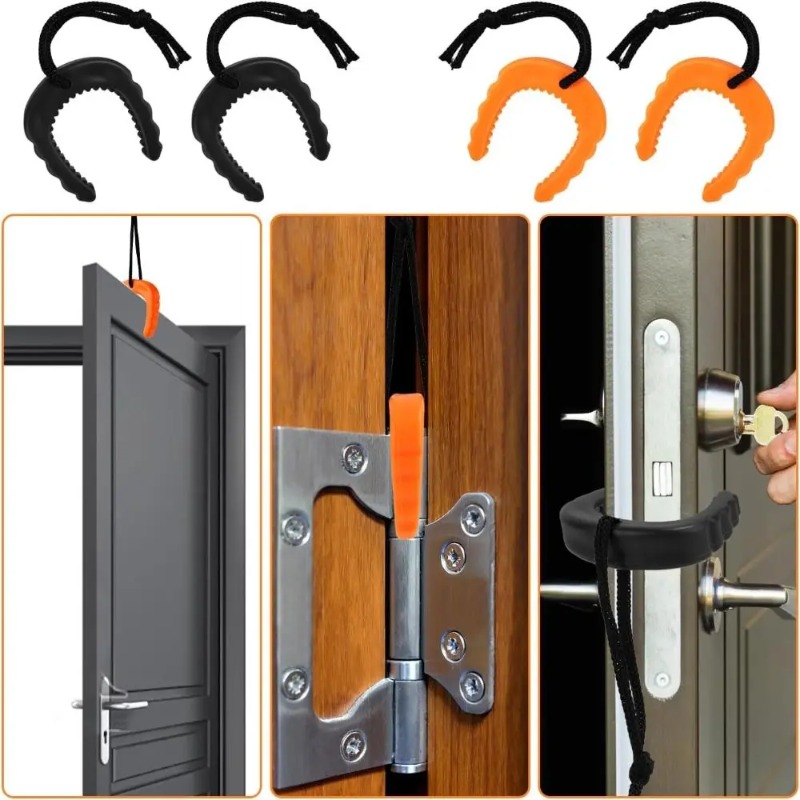 Easy to Use Rubber Door Jam Fi - Door Wedge Alarm บทวิจารณ์และราคา