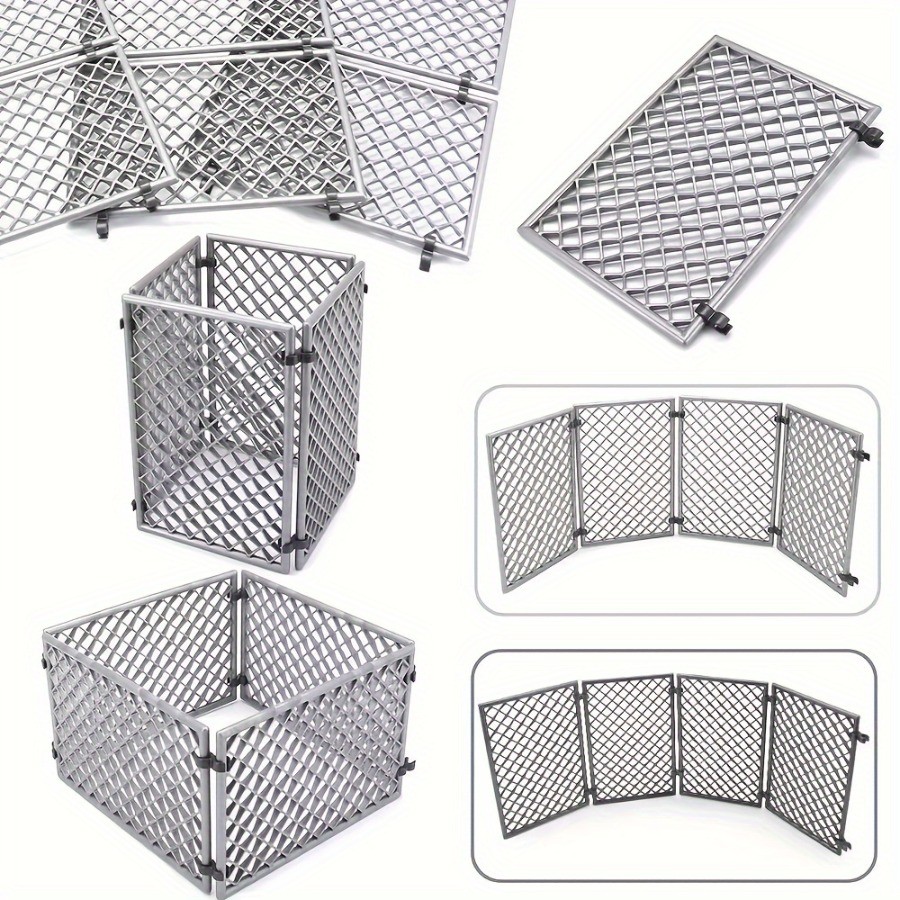 4pcs MOC DIY WW2 Military Base - Home Security Fence บทวิจารณ์และราคา