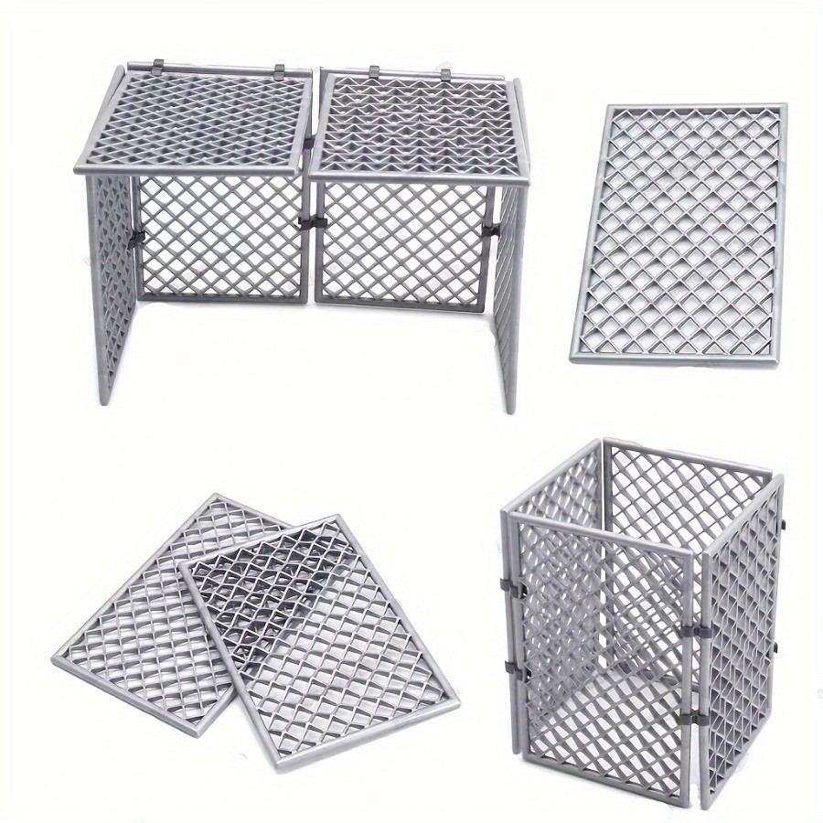 4pcs MOC DIY WW2 Military Base - Home Security Fence บทวิจารณ์และราคา