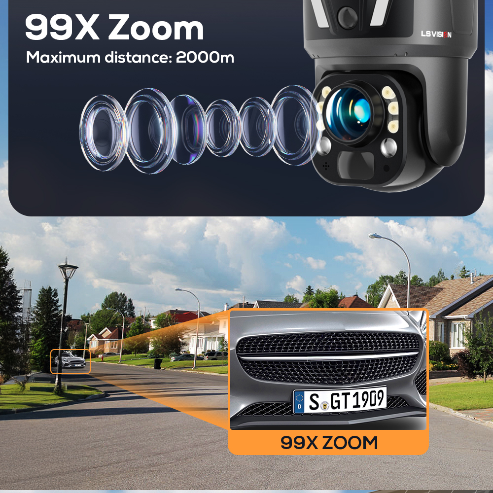 LS VISION 4K 8MP Outdoor Home  - Home Security Outdoor Camera System บทวิจารณ์และราคา