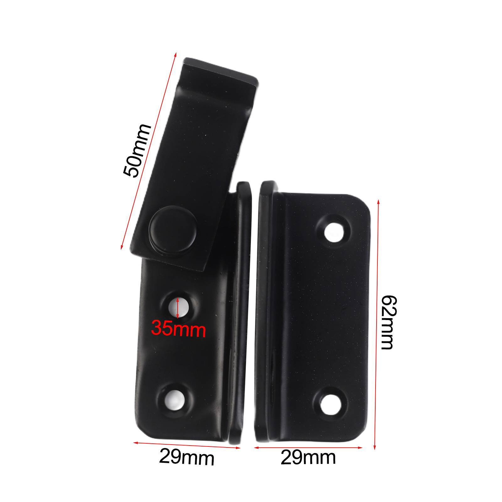 1Pc Black Stainless Steel Lock - Home Security Fence บทวิจารณ์และราคา