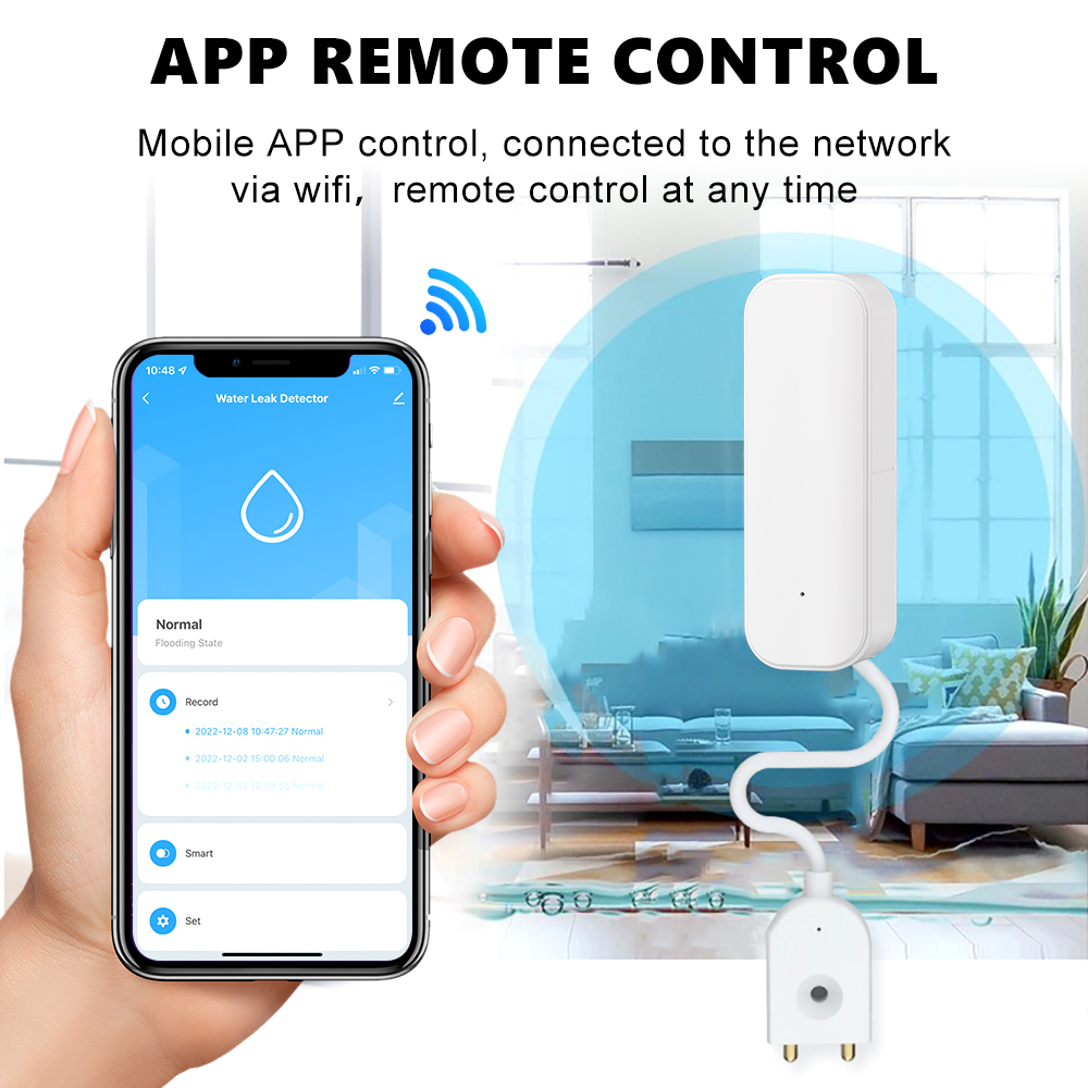 WiFi/Zigbee Water Level Sensor - Home Security Outdoor บทวิจารณ์และราคา