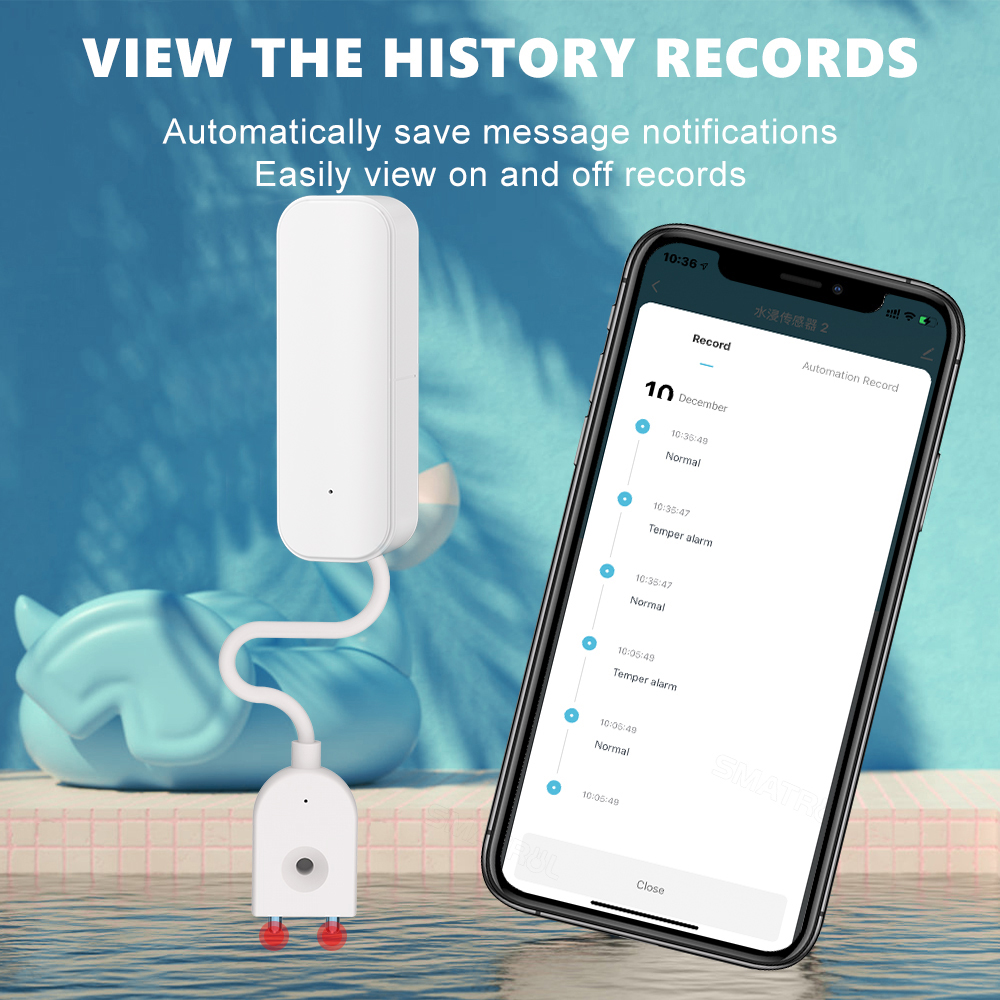 WiFi/Zigbee Water Level Sensor - Home Security Outdoor บทวิจารณ์และราคา