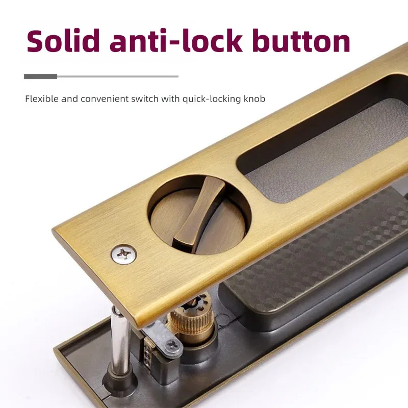 Durable Black Hook Sliding Doo - Home Security Locks For Doors บทวิจารณ์และราคา