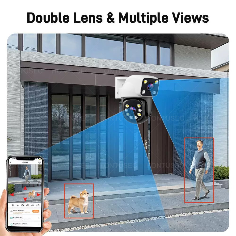 Smartlife 8MP WiFi Tuya Outdoo - Home Security No Wifi บทวิจารณ์และราคา
