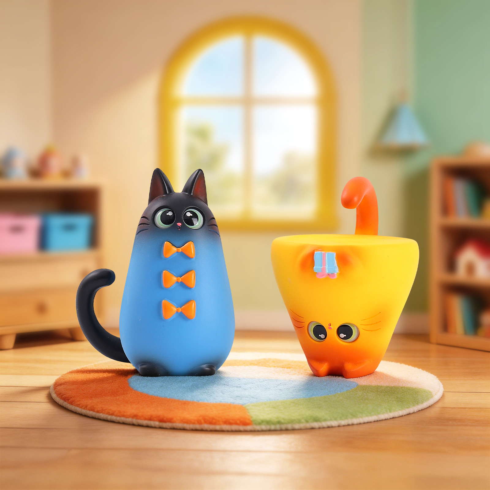 Blind Box Cat Figurine Resin C - Home Security Items บทวิจารณ์และราคา