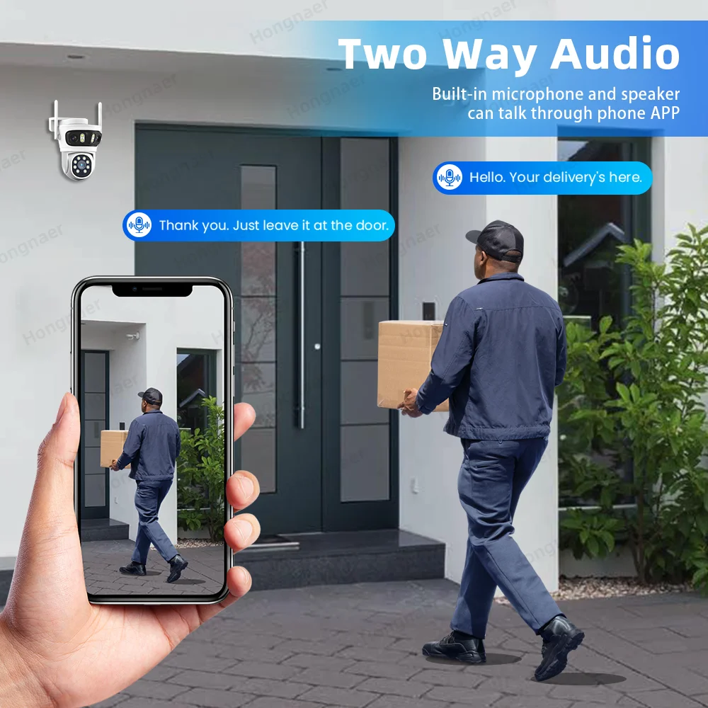 2026 Hongnaer 6MP 4CH 3 Lens 2 - Home Security Kit บทวิจารณ์และราคา
