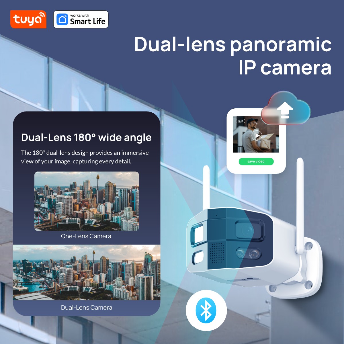 Tuya Smart 4MP 2.5K Dual-Lens  - Home Security Eufy บทวิจารณ์และราคา