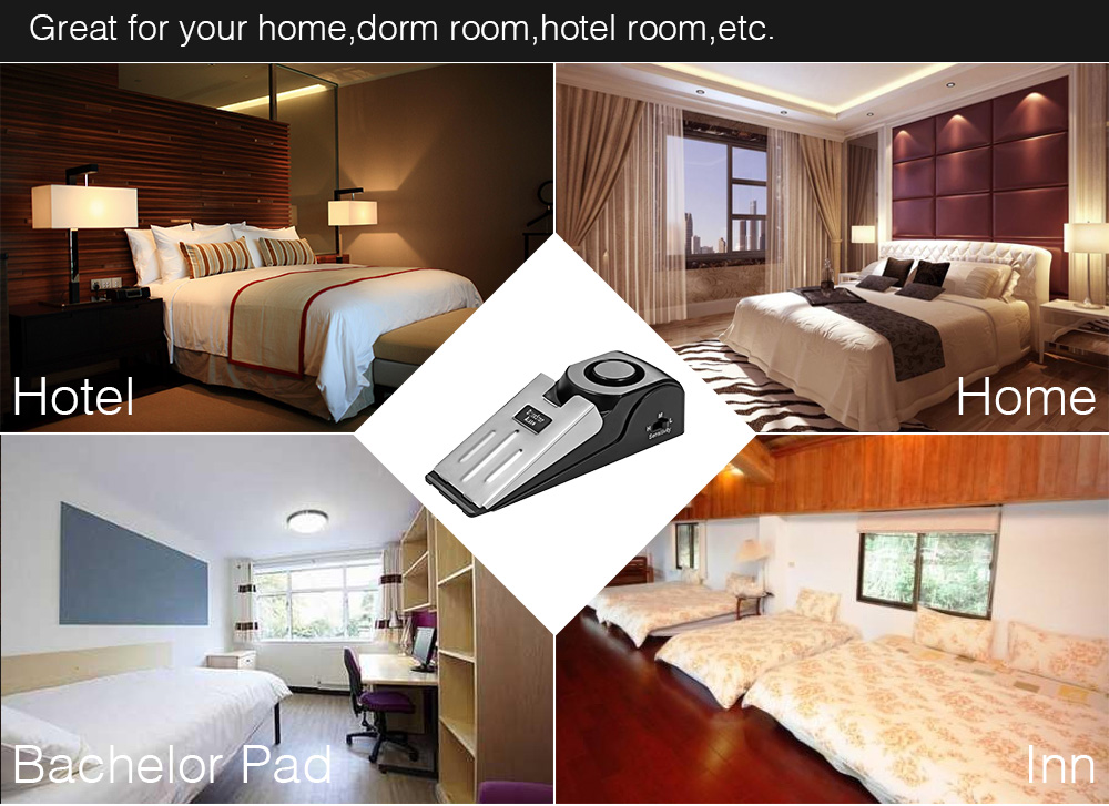 KERUI 125DB Anti-theft Burglar - Door Wedge Alarm บทวิจารณ์และราคา