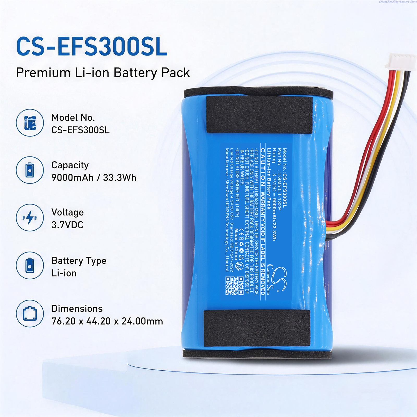 3.7V 9000mAh/10000mAh Replacem - Home Security Eufy บทวิจารณ์และราคา